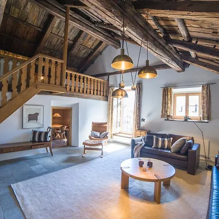 Chesa Michel Appartement Bever Kamer foto